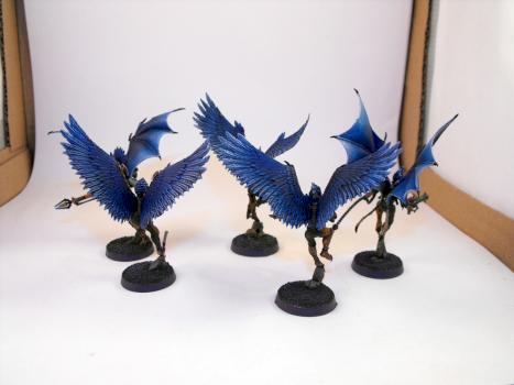 Dark Eldar Scourges - Rear View by theironjef