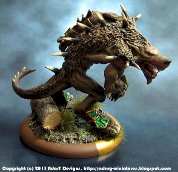 Feral Warpwolf by adary