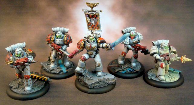 True Scale Marine Squad by Hits_the_spot