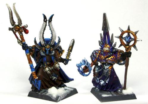 Scorcerer's of Tzeentch & Slaanesh by WeeDawg