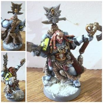 Space Wolves Rune Priest by Spazmoni