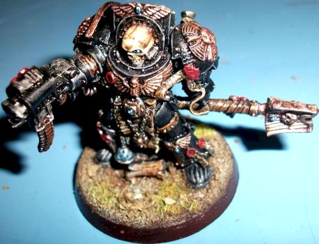 Red Scorpion Terminator Chaplain by BlackInq-Art