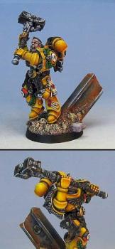 Special Edition Games Day 2008 space marine sergeant by Celthulhu