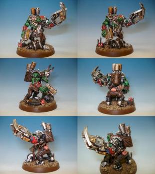 Ork Nob with Powerklaw by BlackTooth
