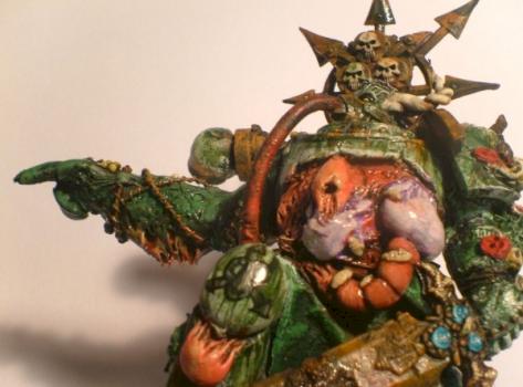 Nurgle/Death Guard Demon Prince (closeup) by Plaguelord