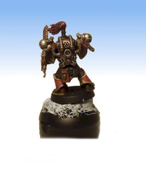 w i p ,chaos marine (back) by miniatureheaven