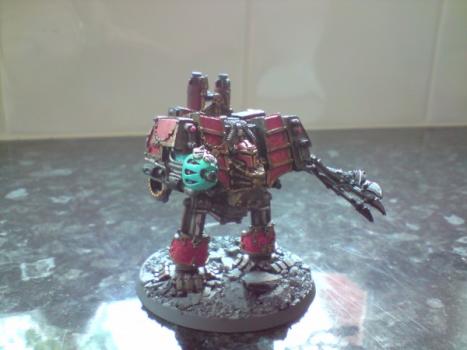 khorne chaos dreadnought by discipleofkhorne