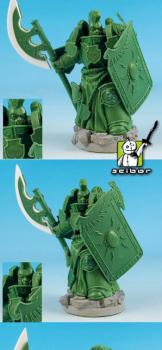 Science Fiction Roman Gladiator Greenstuff Sculpture by Scibor