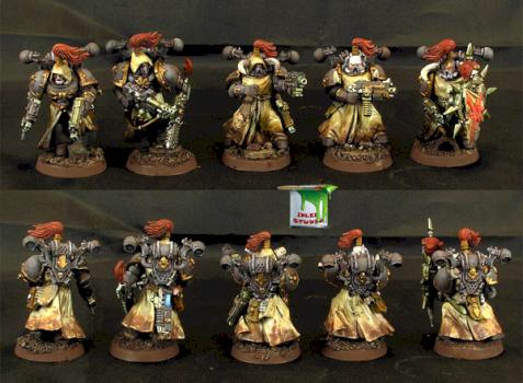 Another chaos chosen space marines by Idler studio