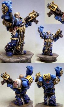 Captain Aurelius - Ultra Marines by LunchBox