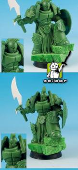 Science Fiction Spartan Warrior Greenstuff Sculpture by Scibor