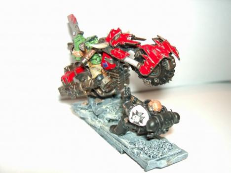 Ork Waaaghbika Vs. Black Templar by Demonhawk
