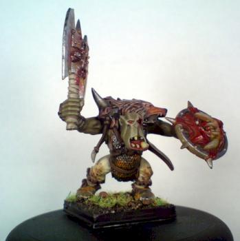 Orc Warboss by The Angel of Death