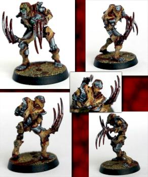 NMM Necron Flayed One in Catachan Imperial Guard Skin by Risen