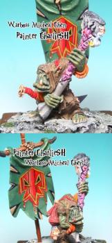 Warhammer Fantasy Orc Shaman Converted by Micheal Chen