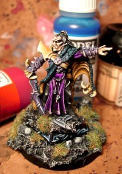 Warhammer Dark Elf Noble or Champion by roman druchii