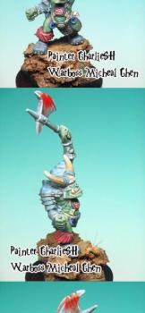 Warhammer Fantasy Black Orcs Warrior 4th Edition by Micheal Chen