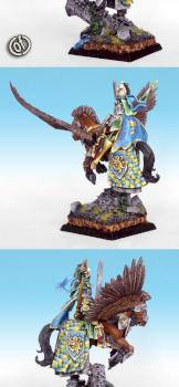 Bretonnian Hero on a Pegasus by IRKUCK