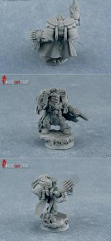 Assault Space Marine Chaplain by Asmodean