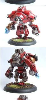 Warmachine Khador Heavy Warjack - Juggernaut by neilb