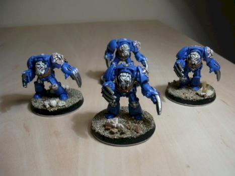Terminator Close assault squad by Baz Baziah