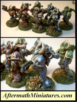 Chaos Space Marines by aftermath