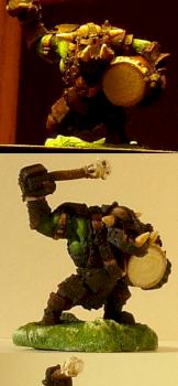 Black orc with drum (Warhammer) by T.J.B.