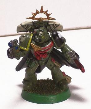 Raptor Legion Space Marine Commander by hammerandbrush
