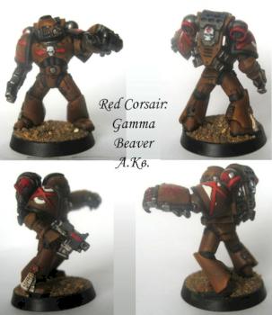 Red corsair by A.KB.