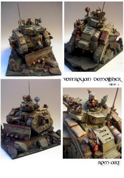 Vostroyan Demolisher Tank Imperial Guard - Overview by jarhead