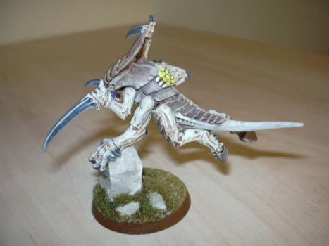 Leaping Tyranid Warrior by Baz Baziah