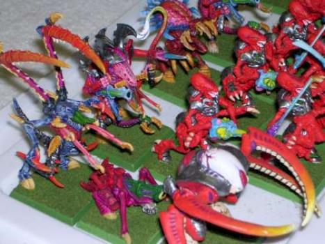 Tyranid Command Group and Support by kevlar56