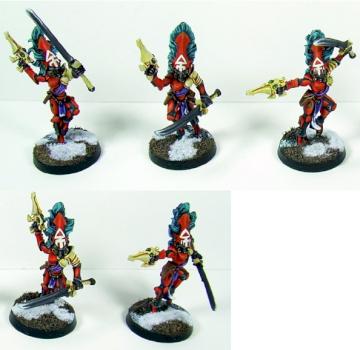 Eldar Howling Banshees (2nd gen) by FearFrost