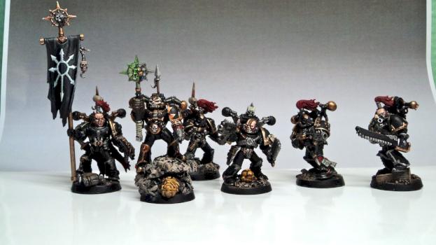 Black Legion Space Marines by karlusprimus