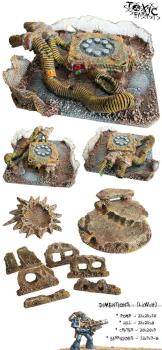 SLIME POMP on DESERT TOXIC FARM SET scenery terrain by studiolevel