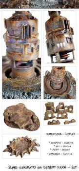 SLIME GENERATO on DESERT TOXIC FARM SET scenery terrain by studiolevel