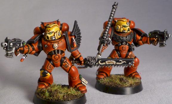 Blood Angel Assault Marines by slickwilly79