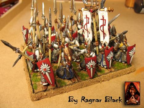 High Elves - Spearman unit by RagnarBlack