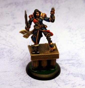 Captain Phinneus Shae (Mercenary Privateer Warcaster) by wheeljack
