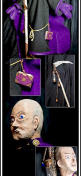 amethyst magician glove puppet by der stone