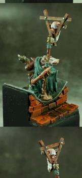 Skaven Lord in a Pipe by megazord_man