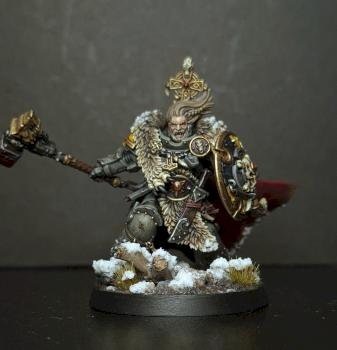 Space Wolves Battle Leader by Renethegreenone
