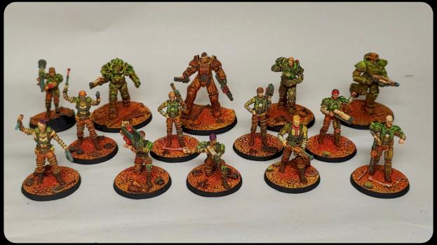 Fallout Wasteland Warfare Gunners by Dominik Heiss