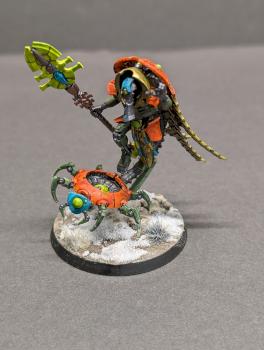 Necron Technomancer by fishnjeeps