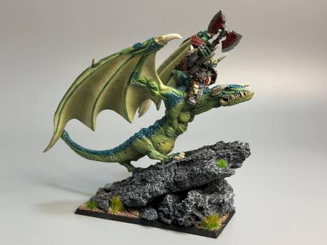 Orc Warboss on Wyvern by Painted in Ukraine