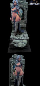 Female Mage Queen Diorama by miniking