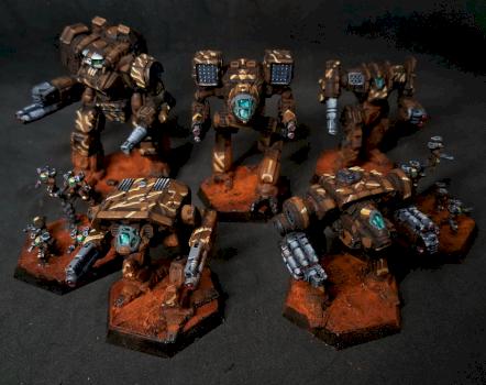 Battletech Goliath Scorpion star by UnderConstruction