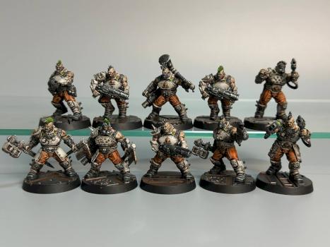 Necromunda Goliath Gang by Painted in Ukraine