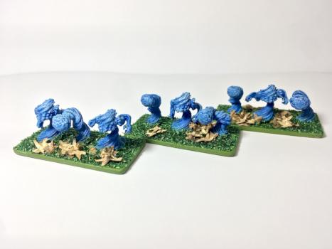 Warmaster Wood elves Water elementals by Haroith