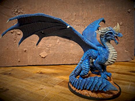 Ancient Blue Dragon by Subversivus